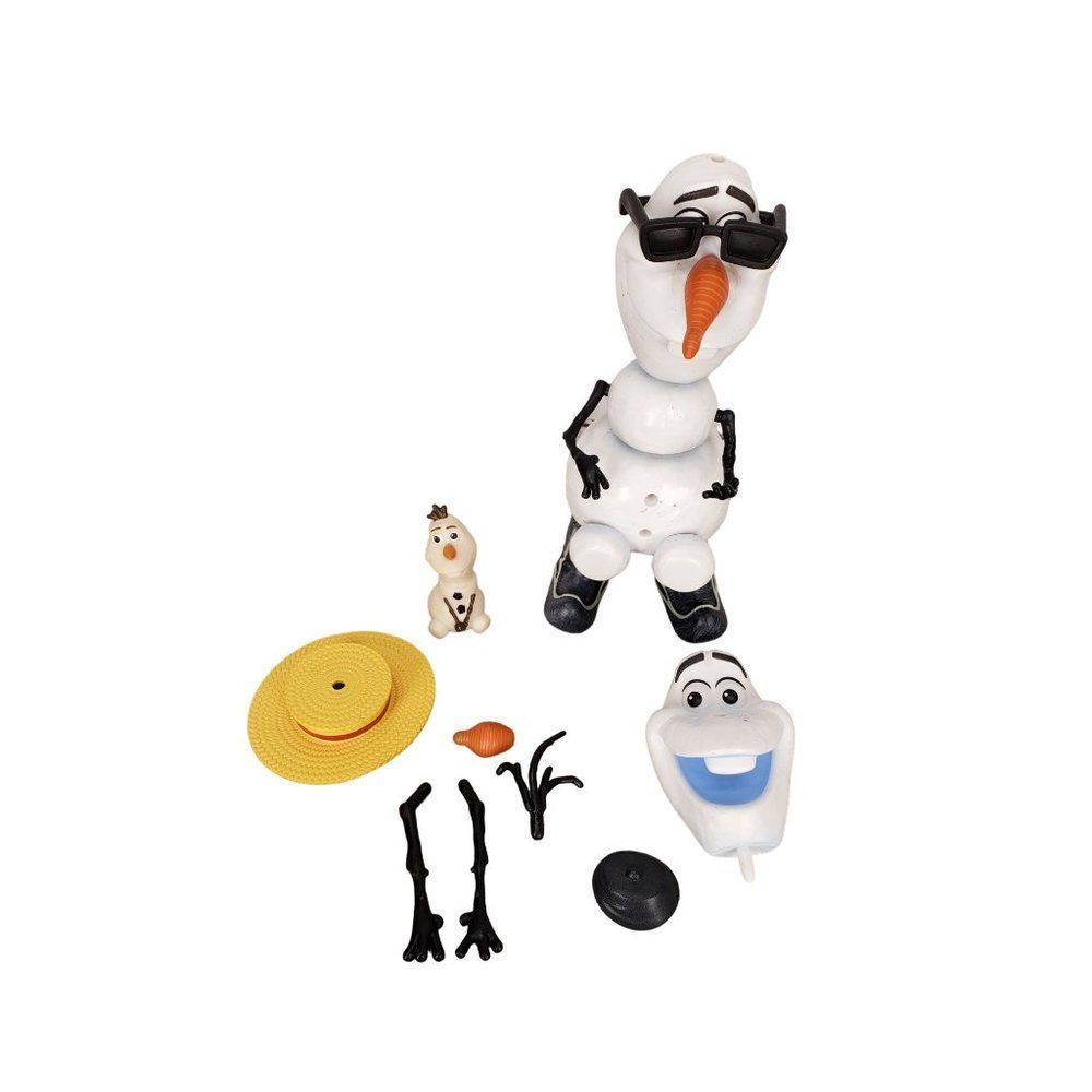Disney Store Exc Frozen Olaf Mix 'Em Up Play Set 14pc Interchangeable Figure And